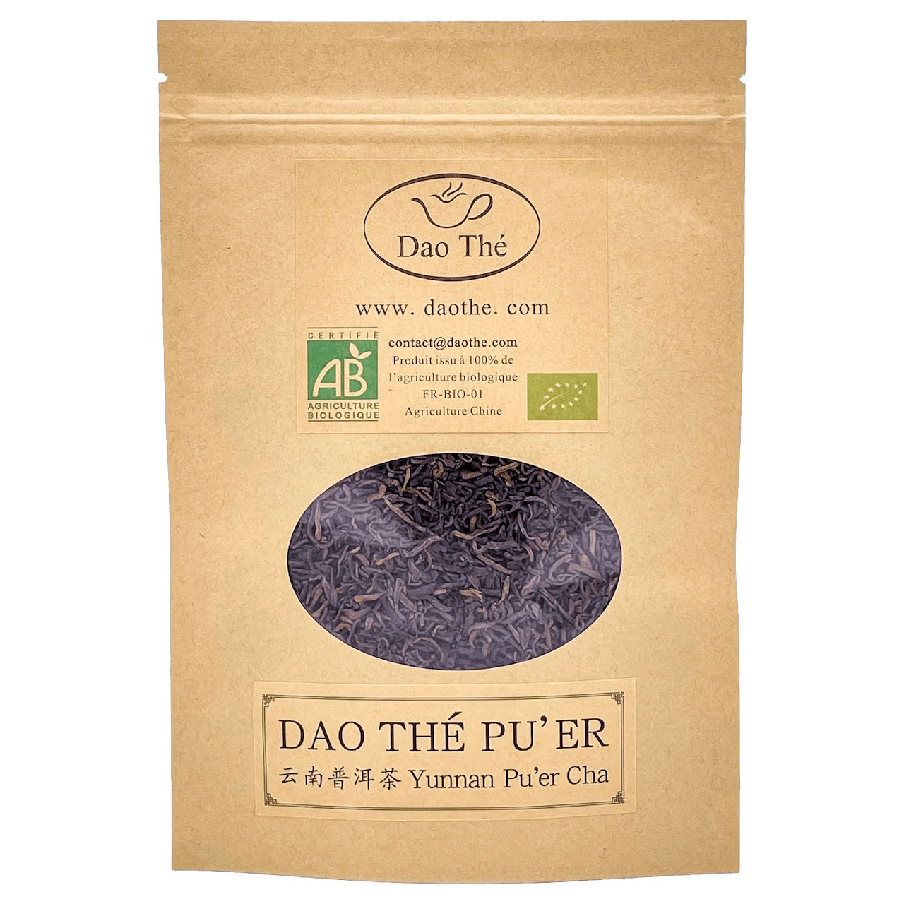 DaoThé Pu'er Bio - DAO'THÉ