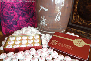 Pu'er fermenté en boulette FuTuo, arbres millénaires de Bingdao, Yunnan