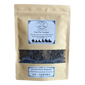 Pu'er fermenté GongTing Daothé, bourgeons dorés en vrac, Yunnan
